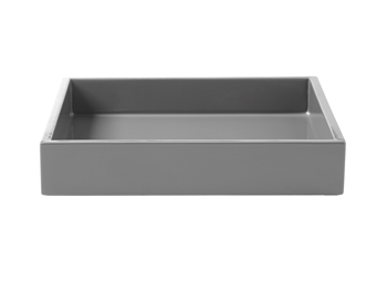 LUX Lacquer Tray 19*19*3,5 cm Antracit