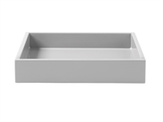 LUX Lacquer Tray 19*19*3,5 cm Cool Grey