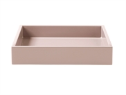 LUX Lacquer Tray 19*19*3,5 cm Powder Rose