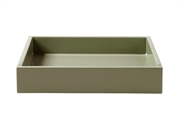 LUX Lacquer Tray 19*19*3,5 cm Army