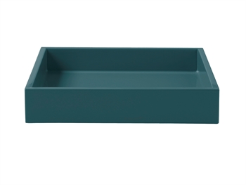 LUX Lacquer Tray 19*19*3,5 cm Petrol