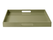 LUX Lacquer Tray 40*40*4 cm Army