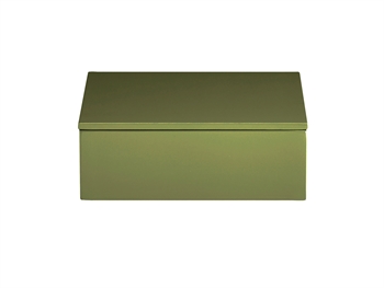 Lacquer Box 19*19*7 cm Moss Green