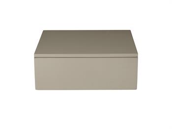 LUX Lacquerbox 19*19*7 cm Cobble Grey