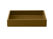 LUX Lacquer tray 19*19*3,5 Straw