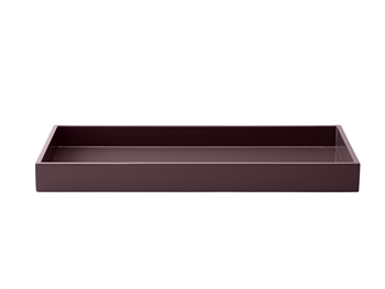 LUX Lacquer Tray 38*19*3,5 cm Burgundy