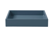 LUX Lacquer Tray 19*19*3,5 cm Blue Indigo